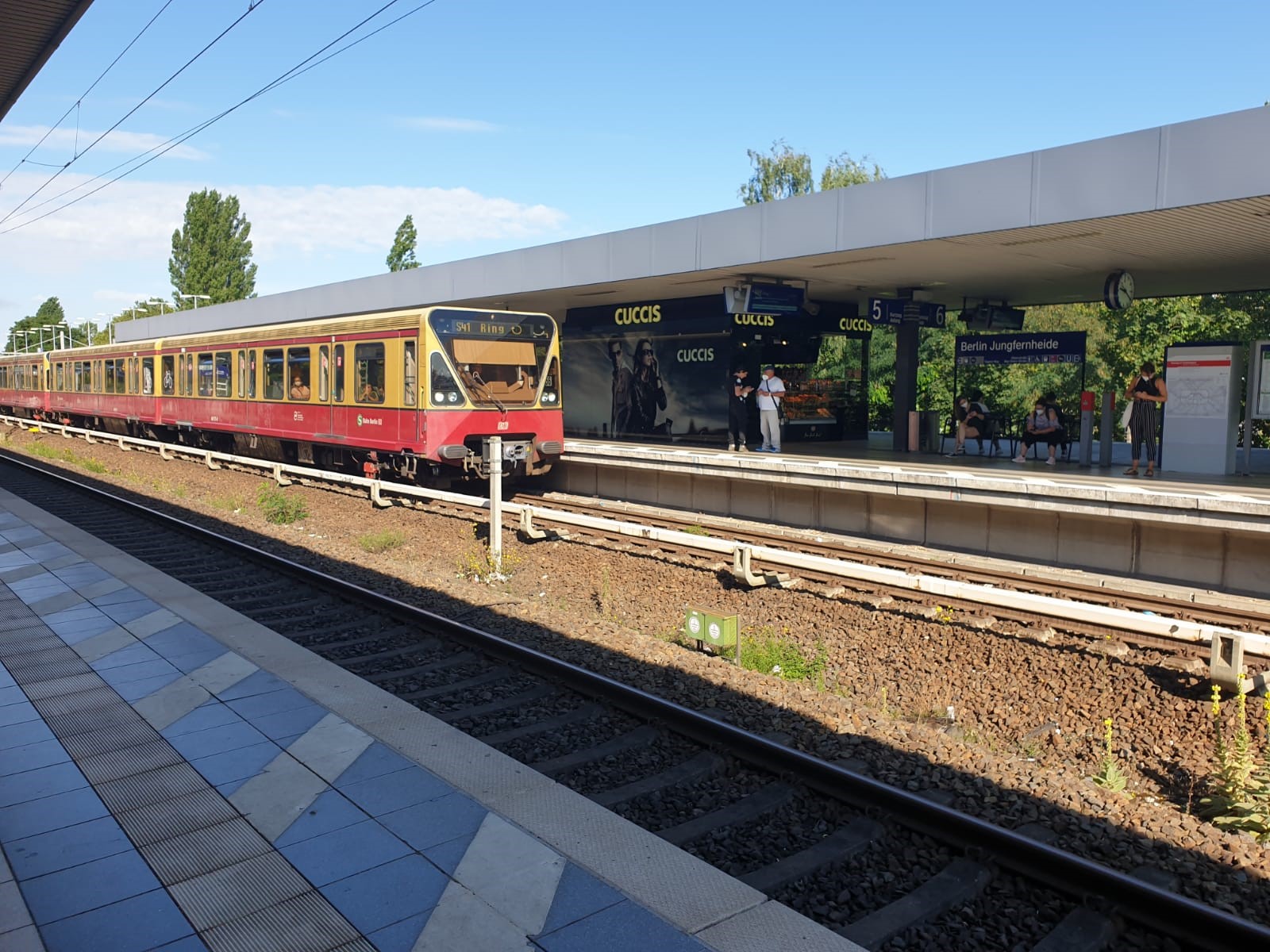 S-Bhf Jungfernheide, Bahnsteig