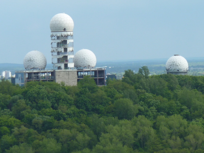 Ehemalige Radaranlage auf dem Teufelsberg, Blick vom Glockenturm, 16.05.2012