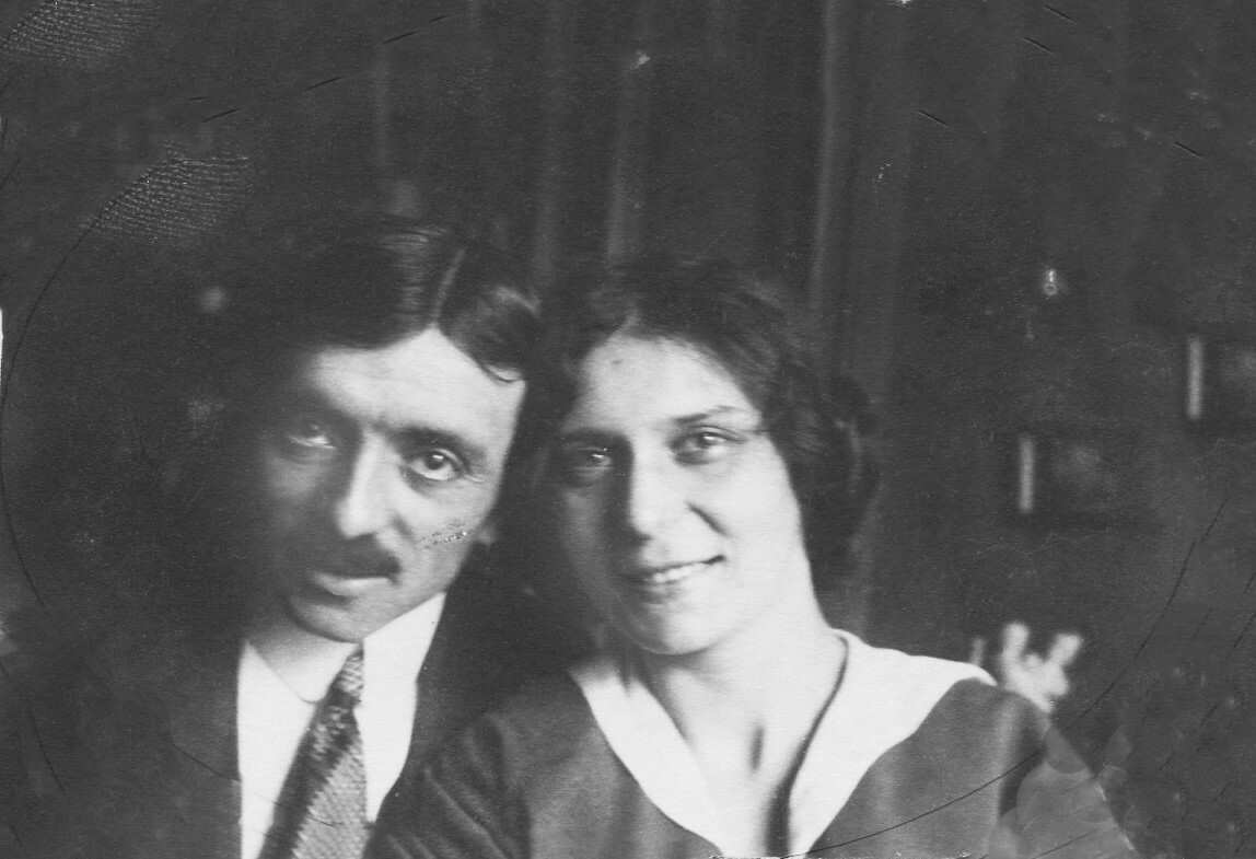 Manes und Sara (Salome) Spanglet, ca. 1919