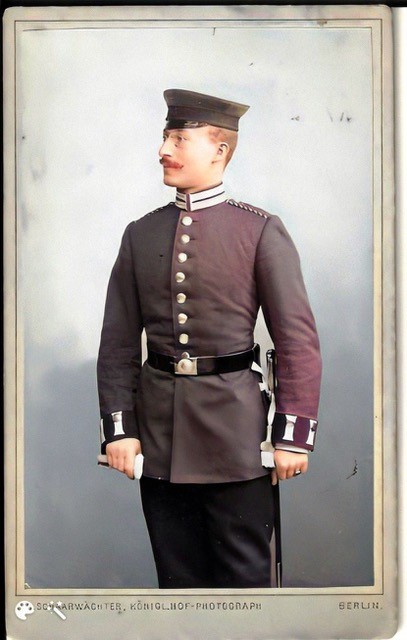 Ludiwig Hirsch in Uniform 1890