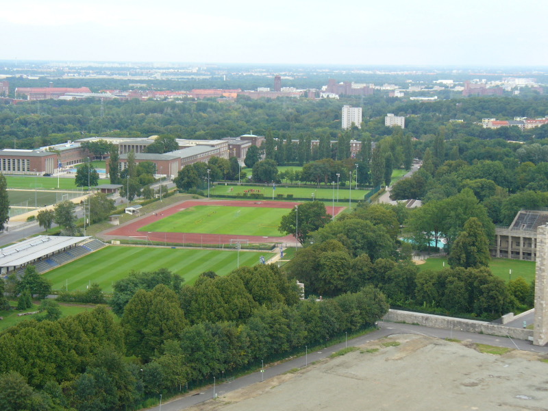 Olympiagelände, Blick vom Glockenturm, 16.05.2012