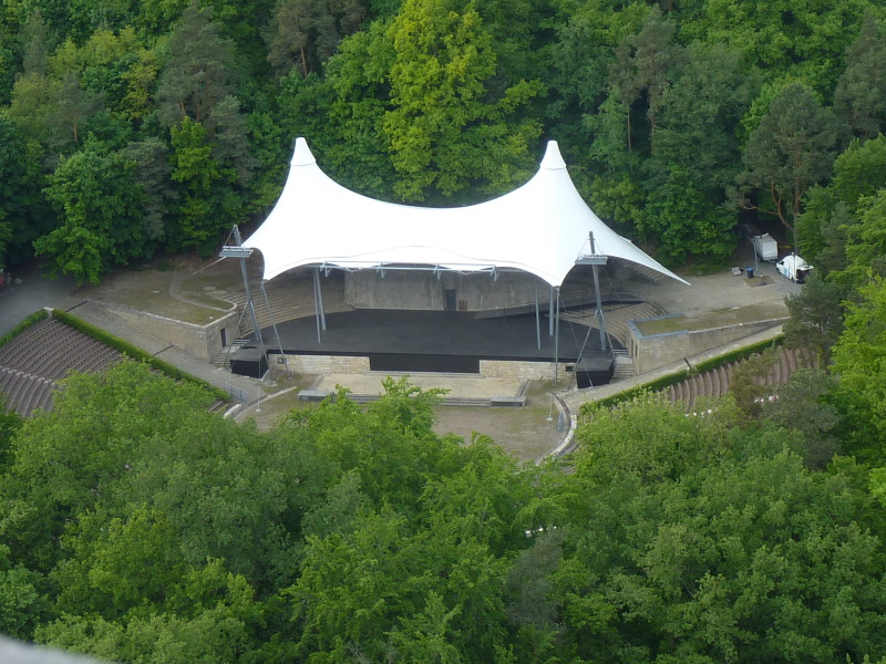 Waldbühne, Blick vom Glockenturm, 16.05.2012