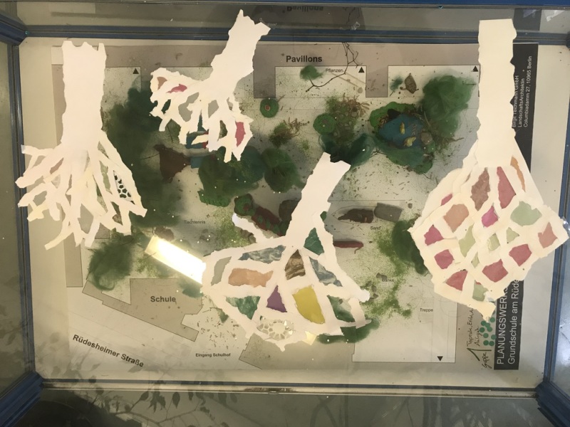 Modell der Planungswerkstatt Schulhof der Grundschule am Rüdesheimer Platz_2019