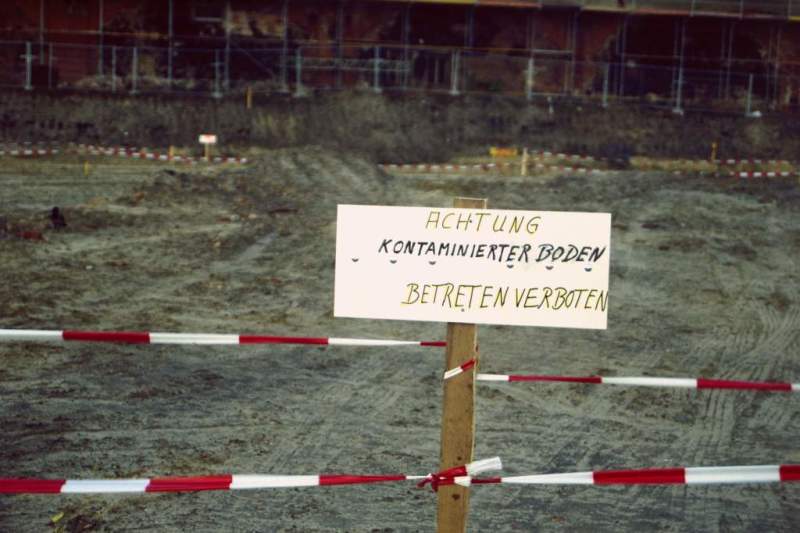 Baustellensicherung Bodenkontamination