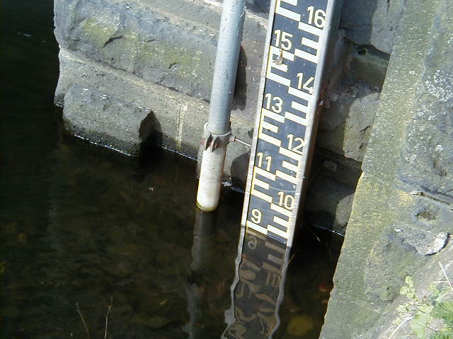 Pegelkontrolle am Fennsee