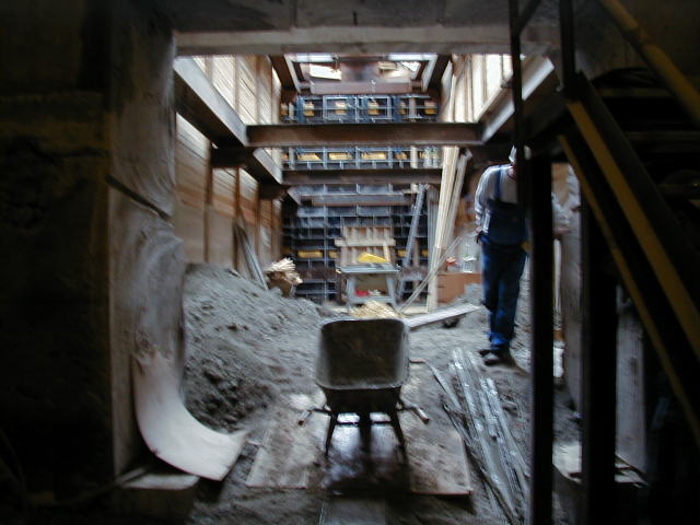 Die Baustelle am 2. April 2008