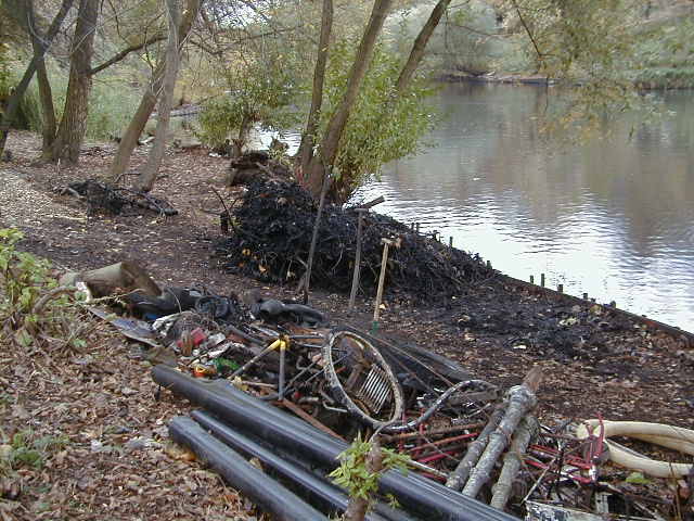 Entfernter Schrott - Abfall aus dem See (November 2006)