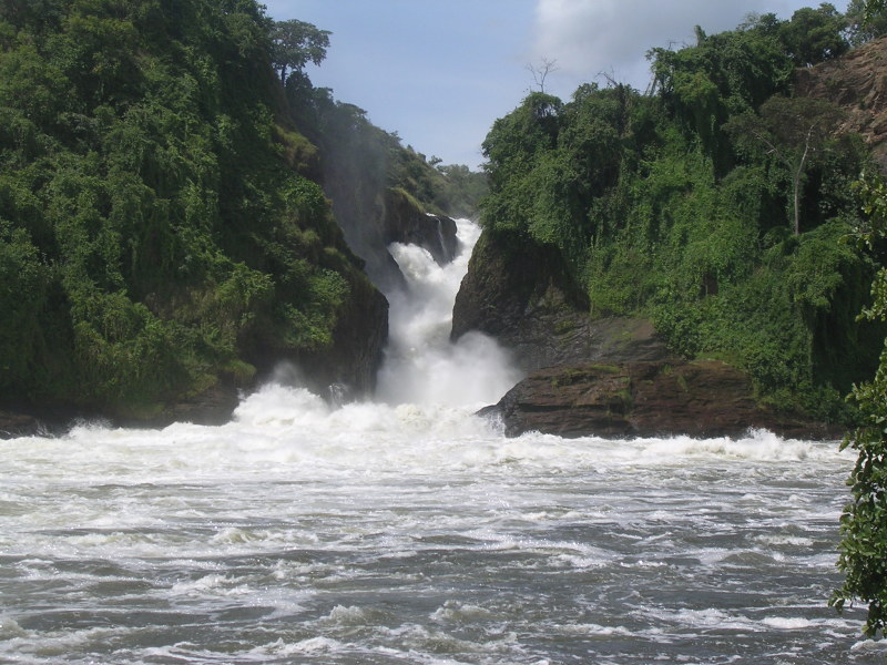 Wasserfall in Uganda