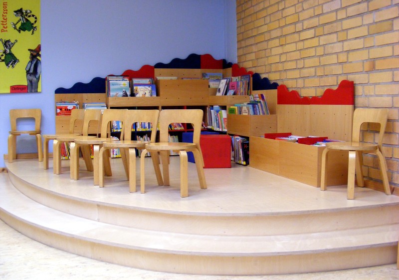 Kinderbereich der Stadtteilbibliothek Halemweg