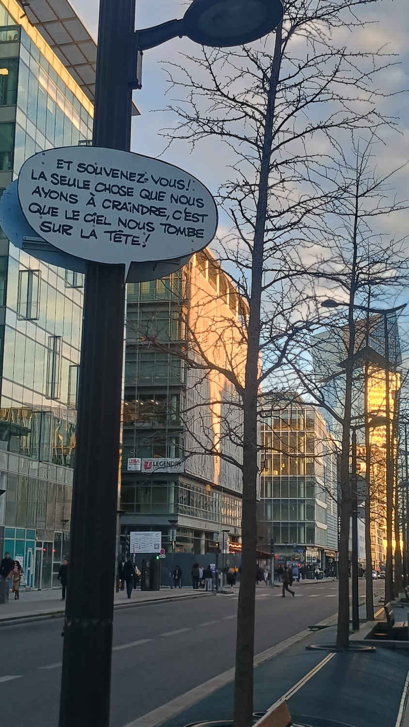 Zitat aus der Comicreihe "Asterix"