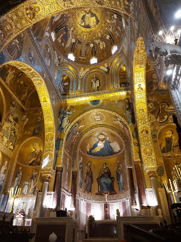 Cappella Palatina, Hofkapelle des Palazzo dei Normanni und Teil des UNESCO-Weltkulturerbes