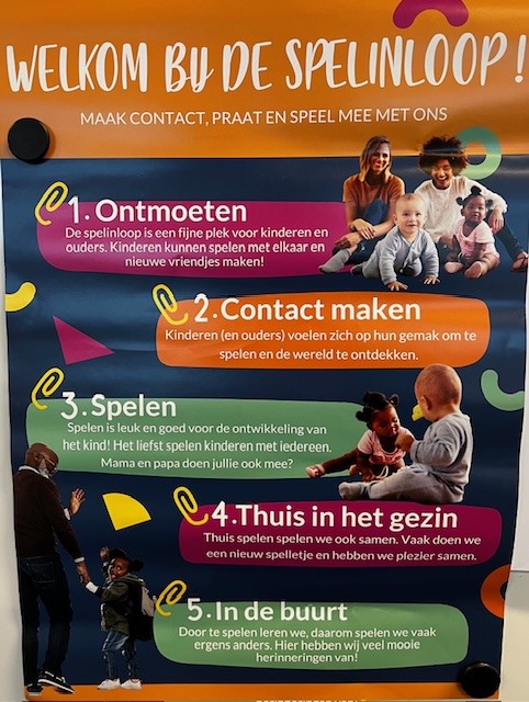 Flyer für ein Spielangebot im Kiez