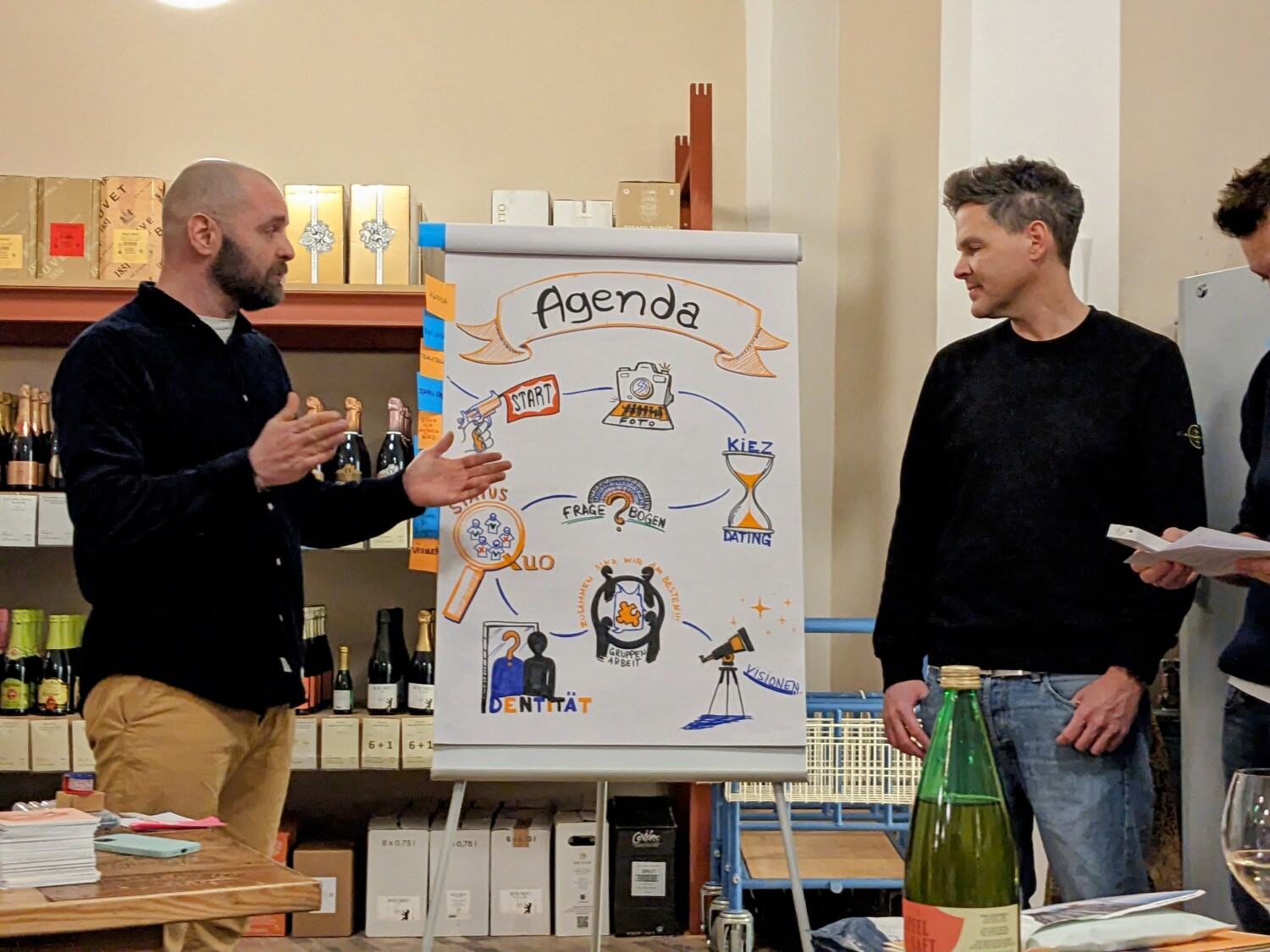 erstes Projektnetzwerktreffen am Rüdesheimer Platz