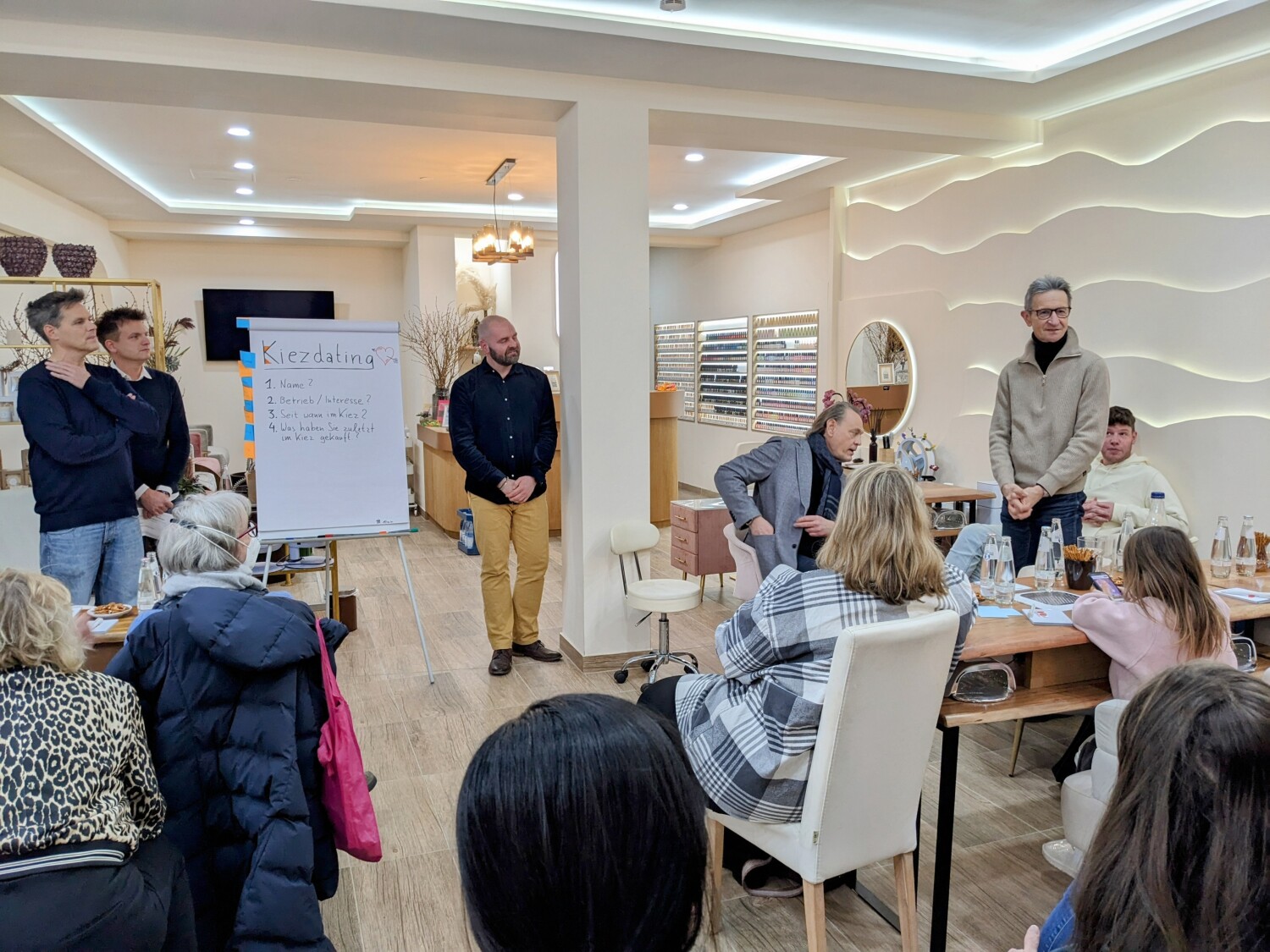 erstes Projektnetzwerktreffen Breite Str./ Berkaer Str. Teilnehmer
