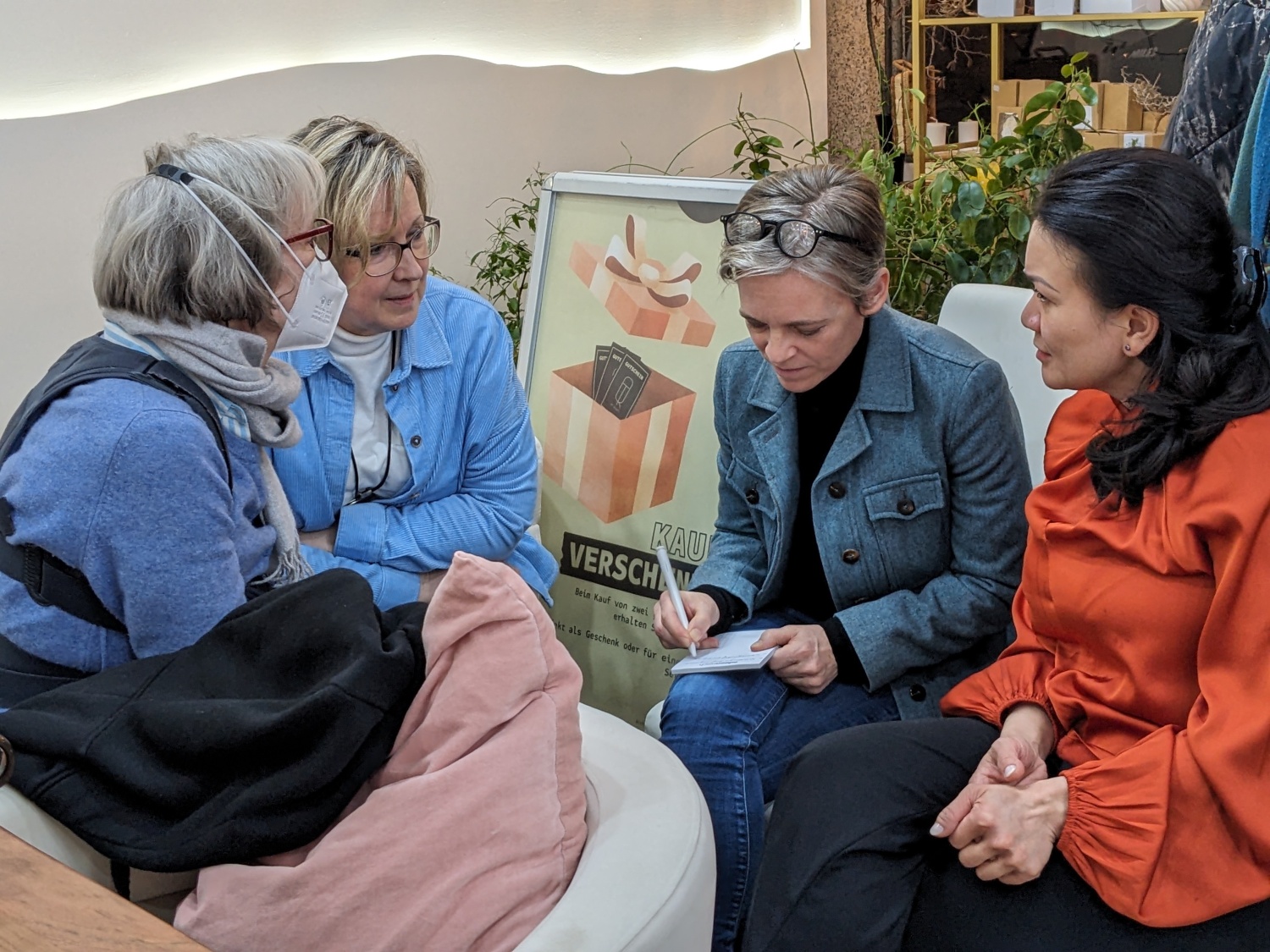 erstes Projektnetzwerktreffen Breite Str./ Berkaer Str. Teilnehmerinnen