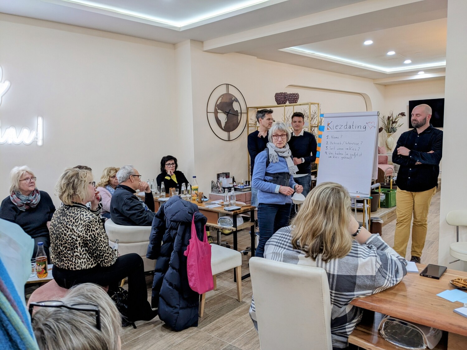 erstes Projektnetzwerktreffen Breite Str./ Berkaer Str. Vorstellung