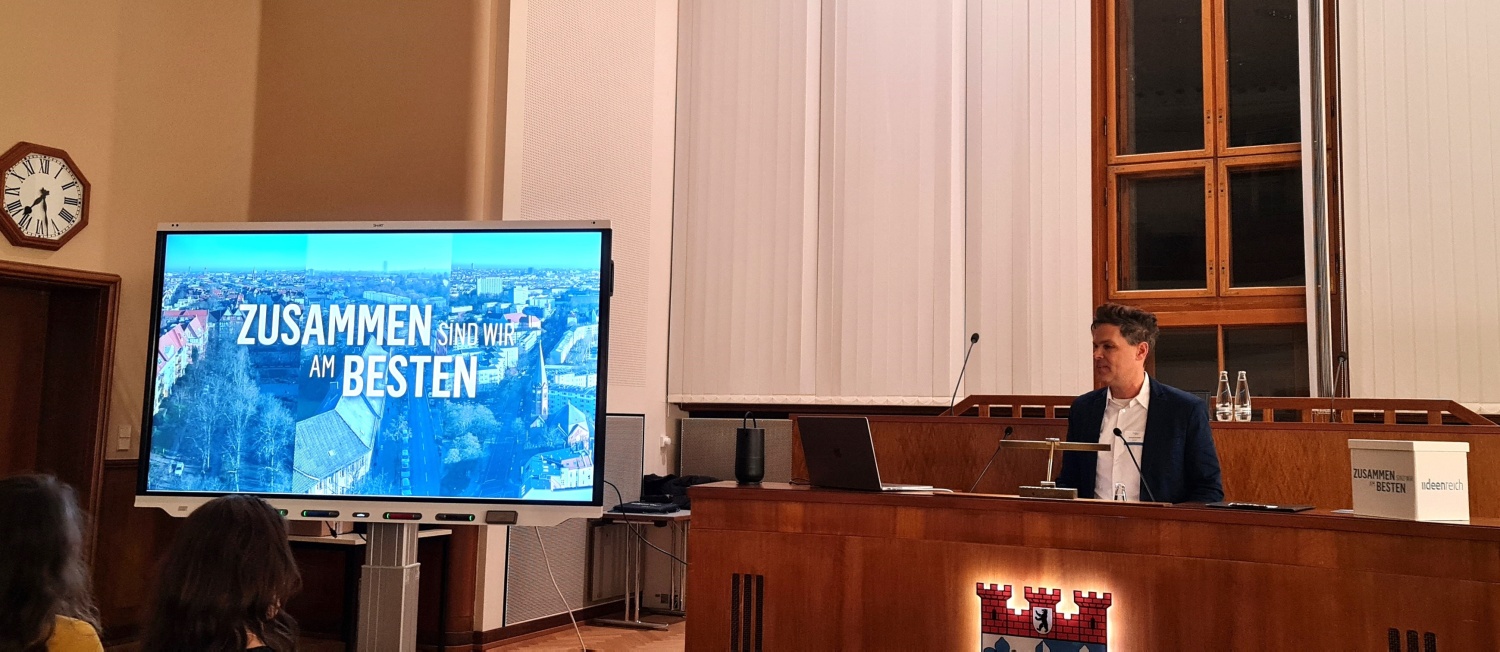 Dominik Schneider, iideenreich GmbH, Auftaktveranstaltung bezirkliches Stadtmarketing