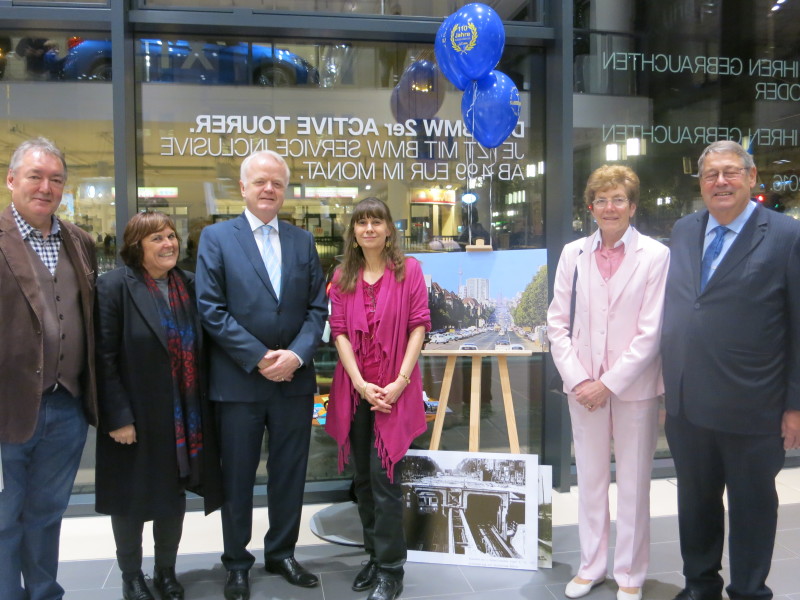 von links: W. Jarnot, E. Kleinwächter-Jarnot, P. von Sahr, J. Saleh Zaki, Ehepaar Döring