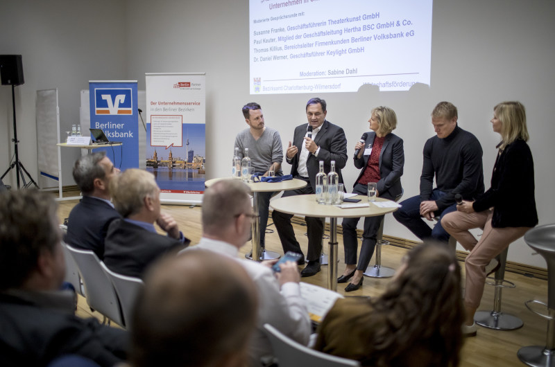 Thomas Killius, Berliner Volksbank, 2. Unternehmensgespräche Charlottenburg-Wilmersdorf