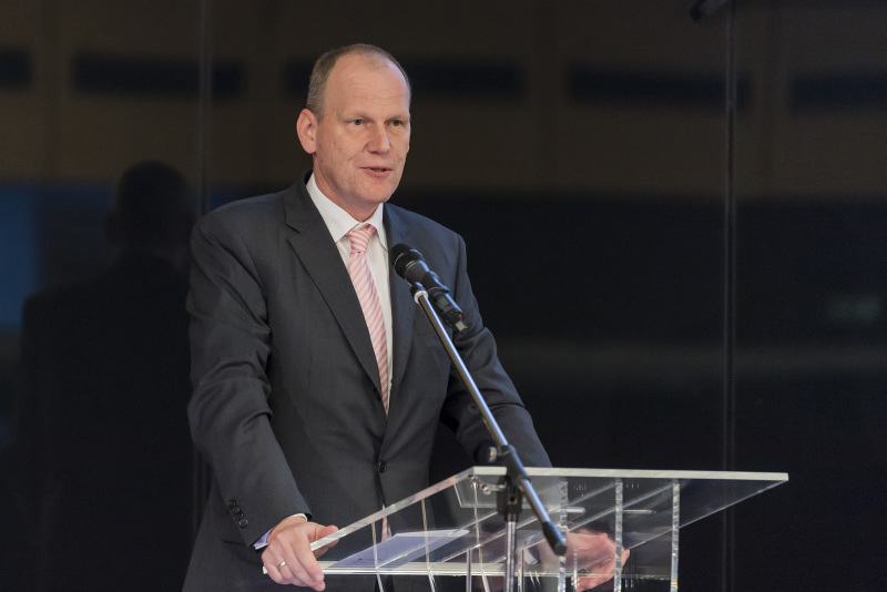 Impulsvortrag zum Thema des Abends durch Stefan Bielmeier, Chefvolkswirt der DZ Bank