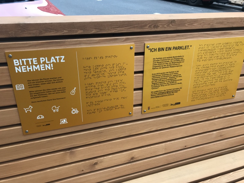 Begegnungszone Bergmannstraße startet mit Probelauf