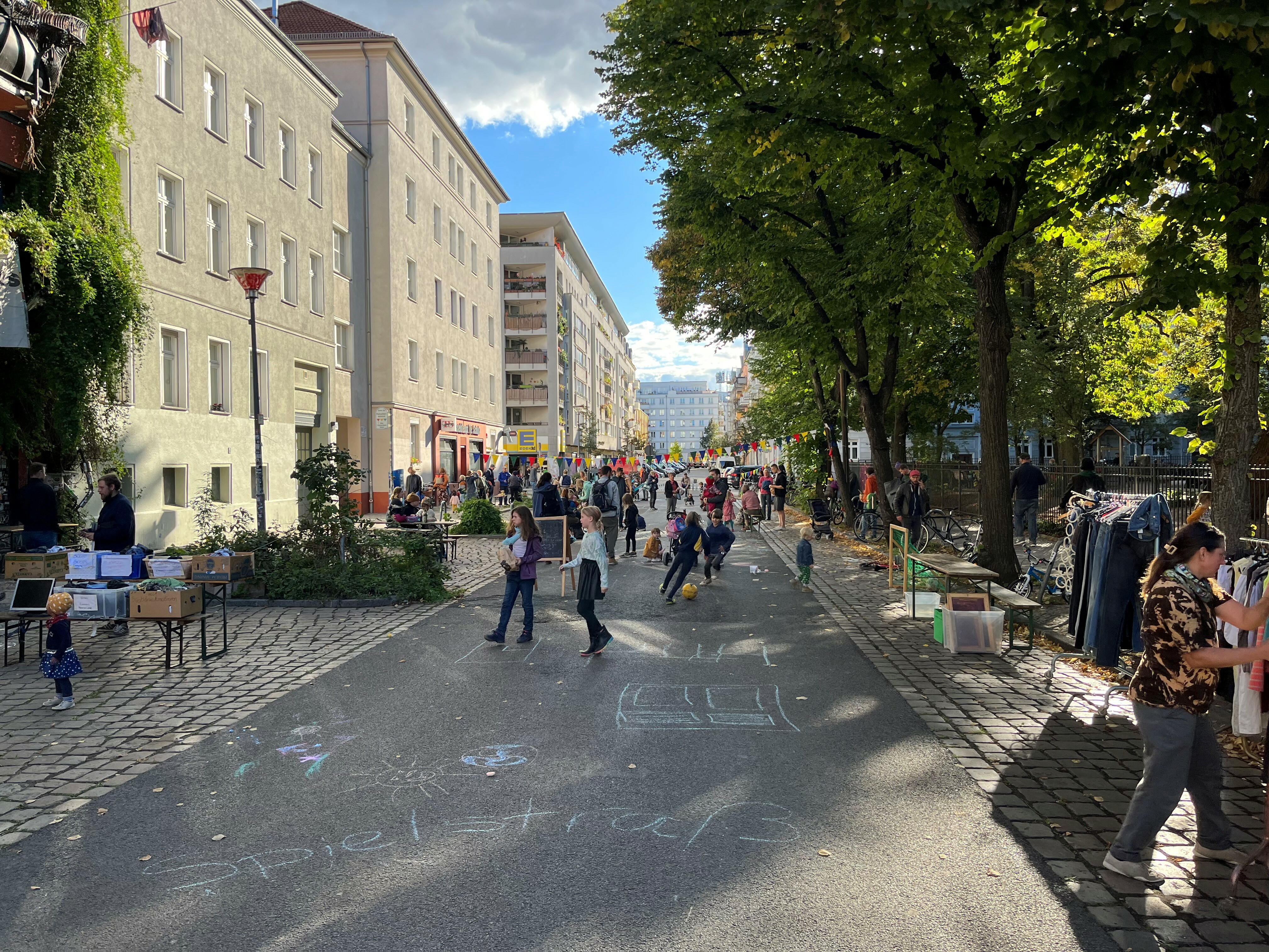Spielstraße in der Jessnerstraße