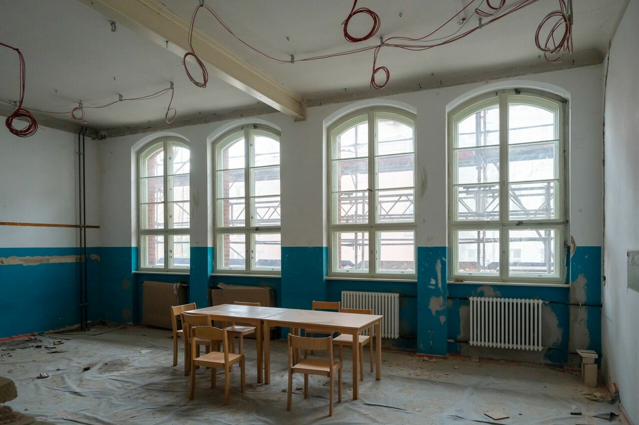 Lemgo-Grundschule Baustelle Klassenraum, 18.01.2023