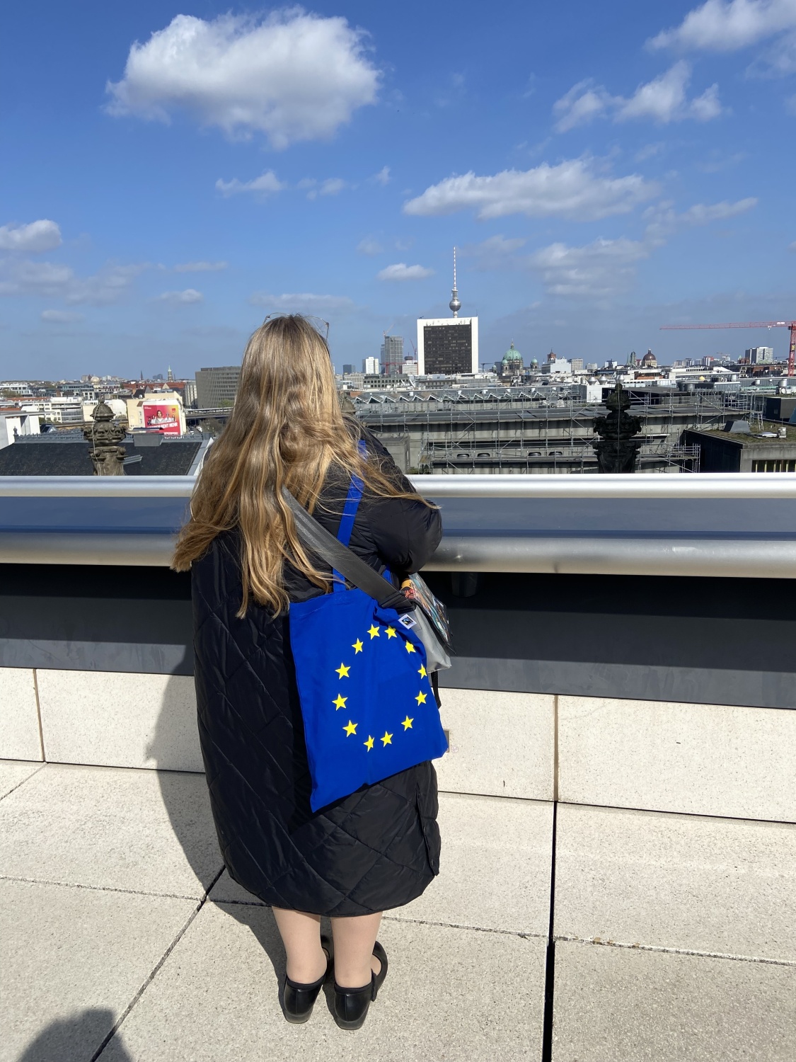 Europabeutel am Bundestag