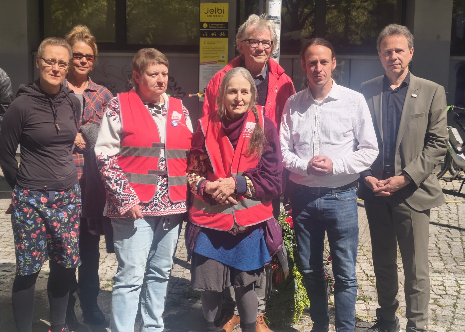 2026 v.l.n.r. Romana Wittmer, Viveka Ansorge, Bärbel Melzian, Linda Guzetti, Jörn Rieken, Pascal Meiser, Harald Henzel