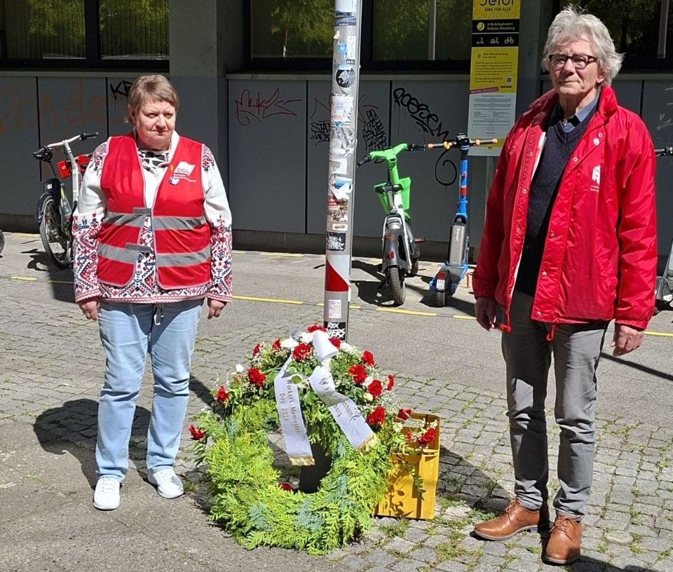 2026 Gedenken DGB Kreisverband FK mit Kranz
