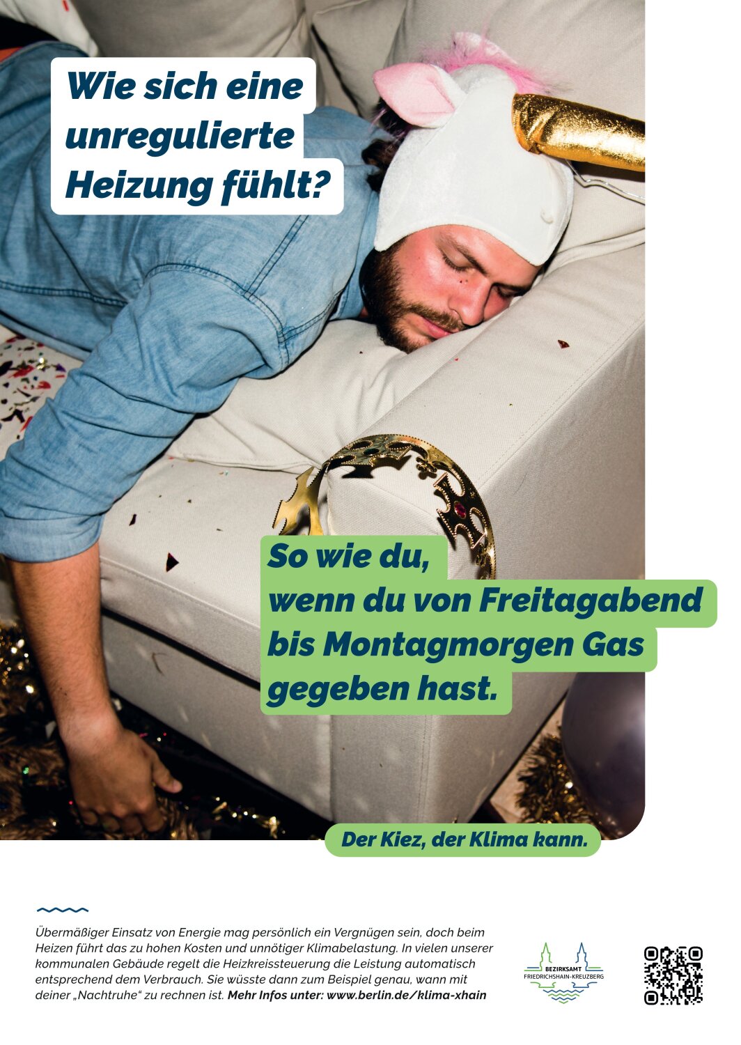 Plakat der Kommunikationskampagne zum ovoTherm Projekt