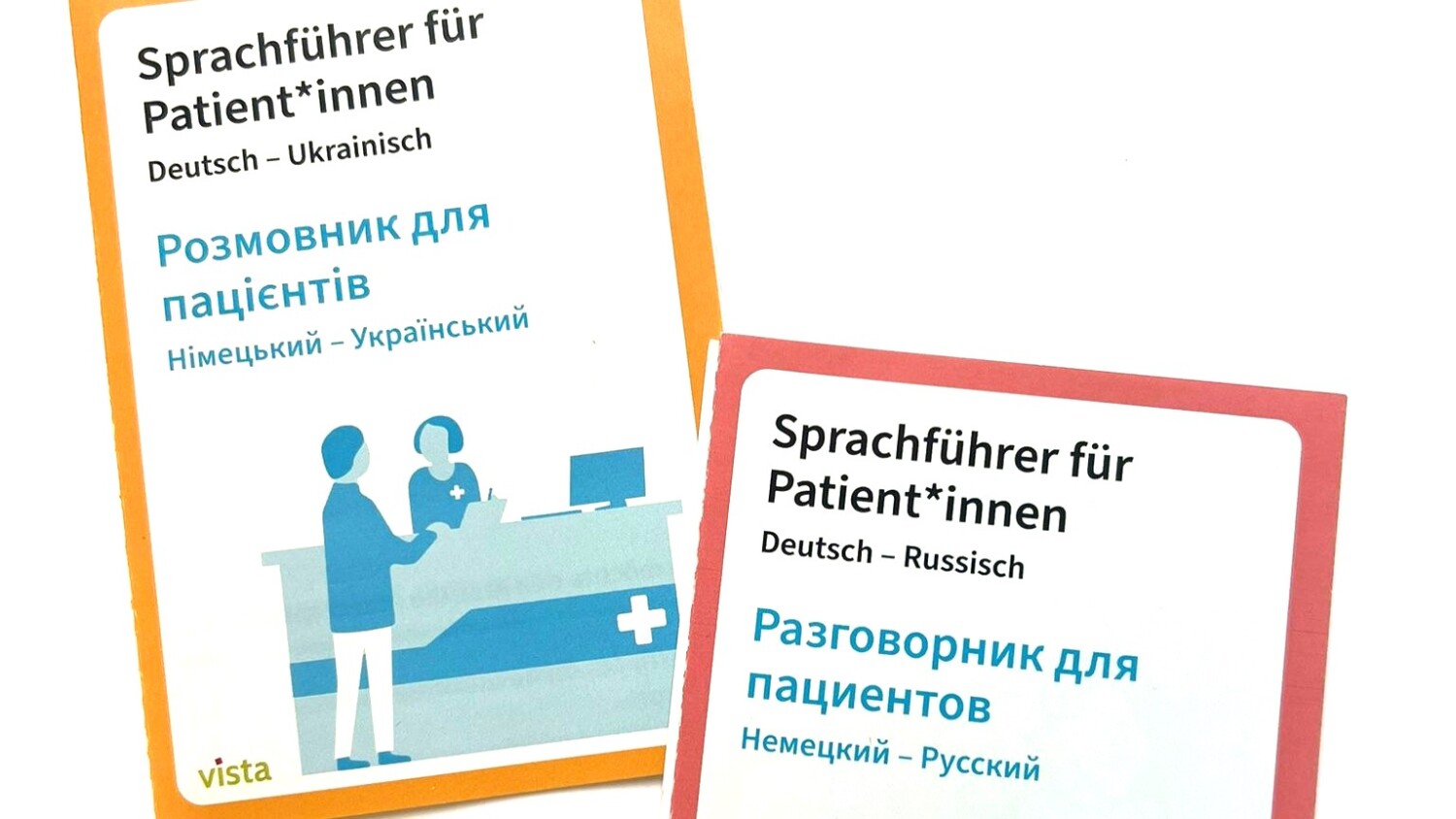 Von Peers entwickelte Heftchen mit Fragen und Problemen, die bei Ärzt*innen in der Praxis helfen