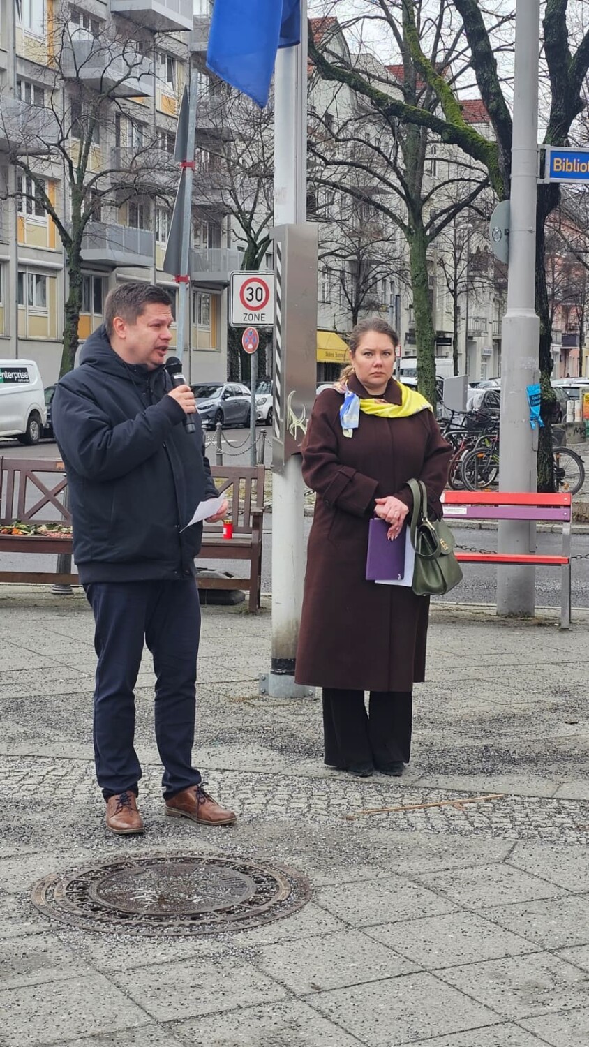 Gedenkveranstaltung Ukrainekrieg am 24. 02. 2026