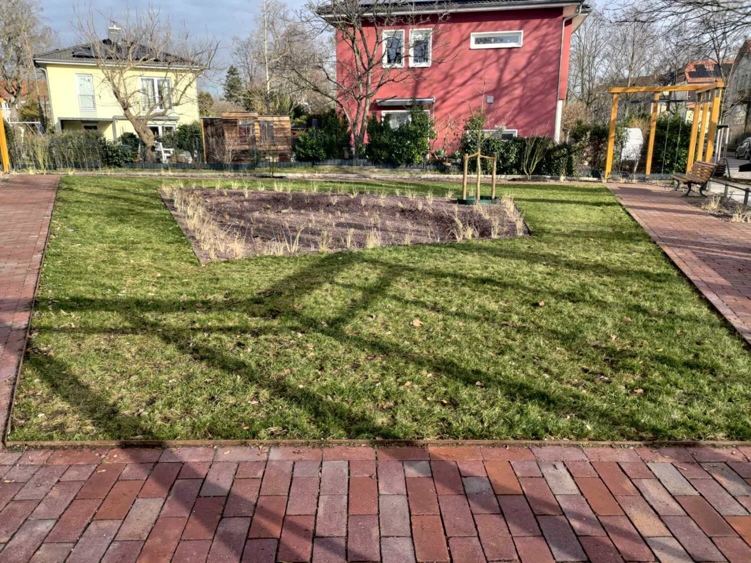 Sangeallee Bepflanzung Zentrum