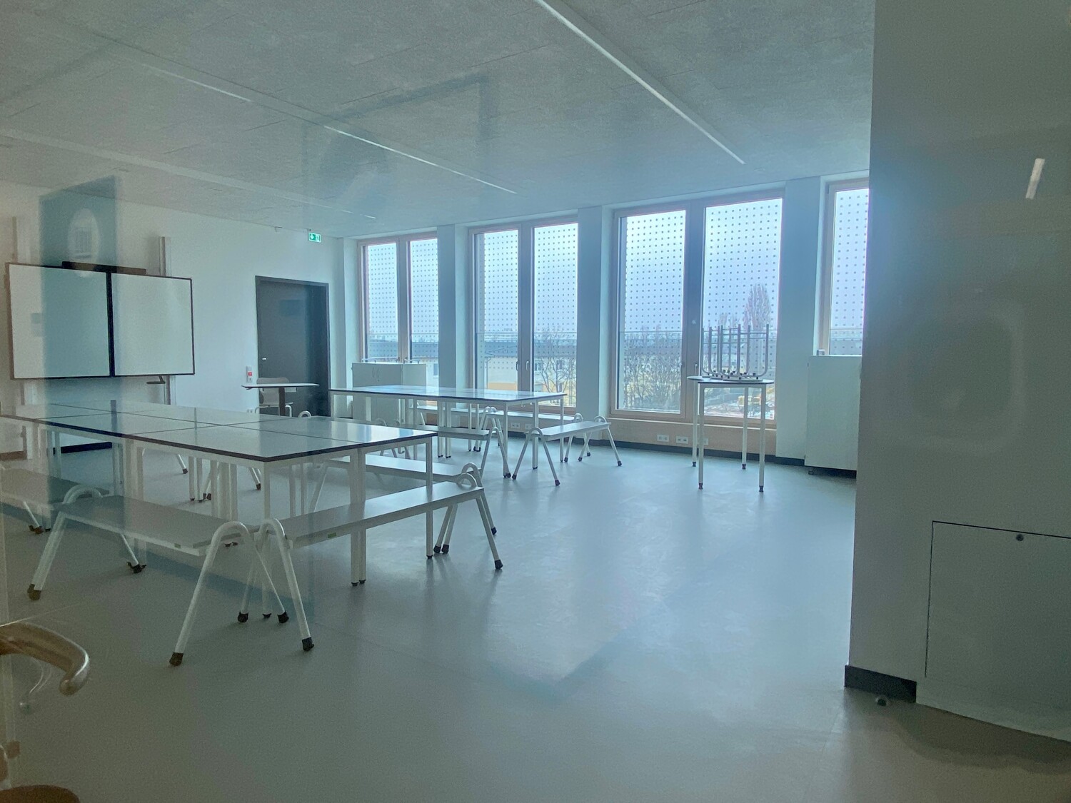 Ein Raum in der neuen Grundschule in der Schleizer Straße.