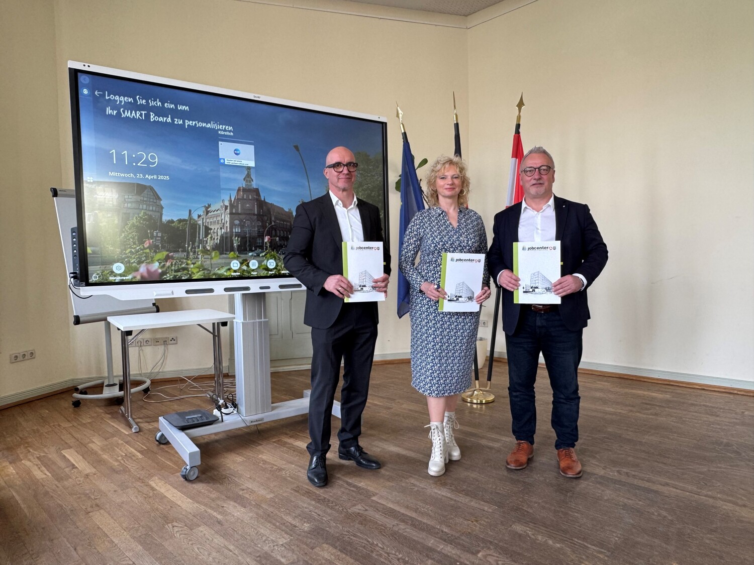 Trilaterale Zielvereinbarung 2025, Frank-Michael Süß, Dr. Catrin Gocksch, Lutz Neumann (v.l.n.r.) 01