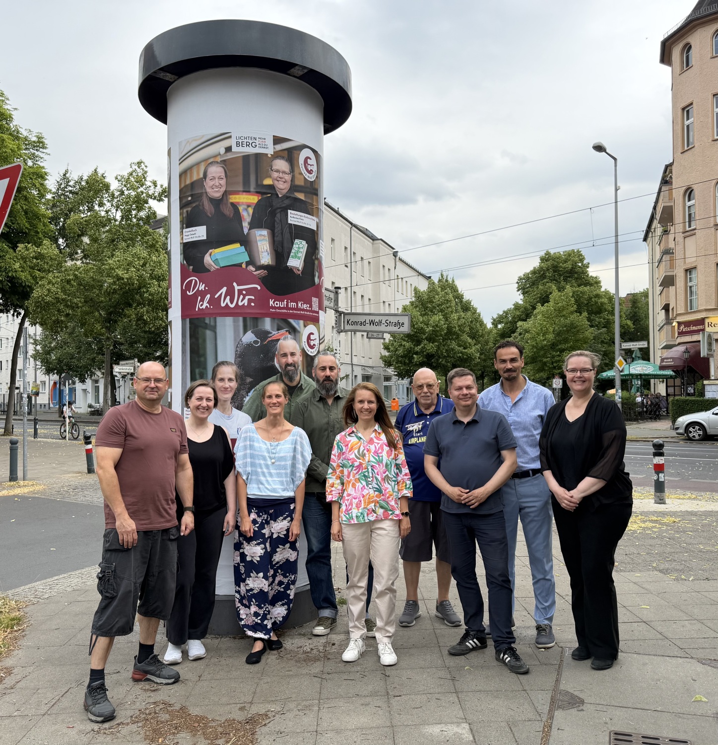 Start Imagekampagne Konrad-Wolf-Straße
