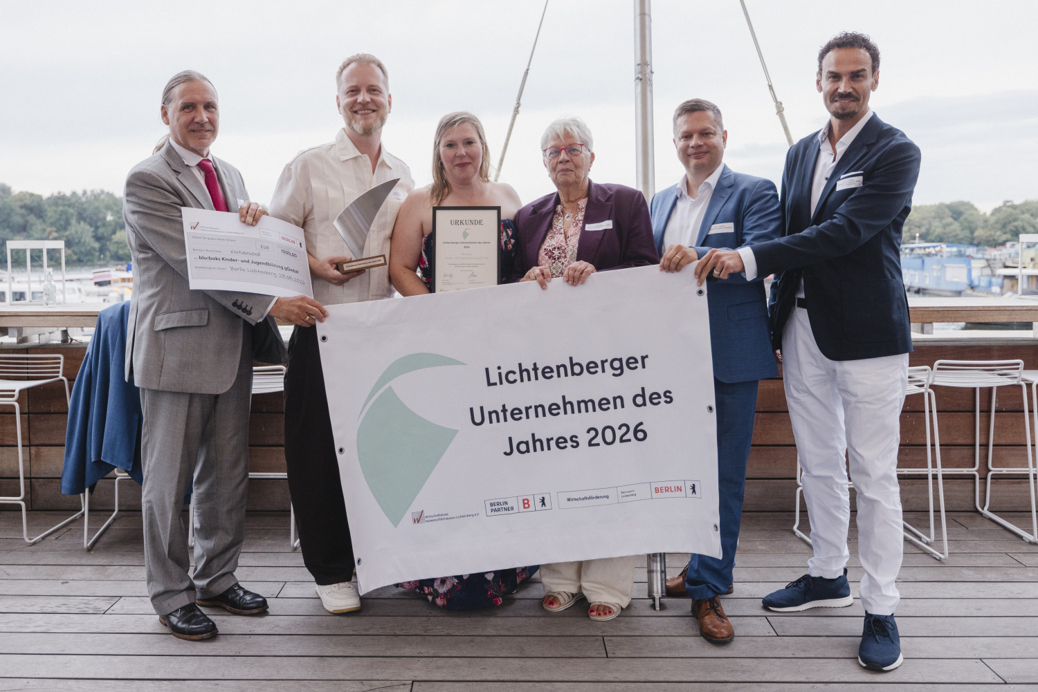 Lichtenbergs Unternehmen des Jahres - Preisverleihung am 28. August 2026 - blu:boks gGmbH, Marlies Herbrechtsmeier und Carsten Mollica