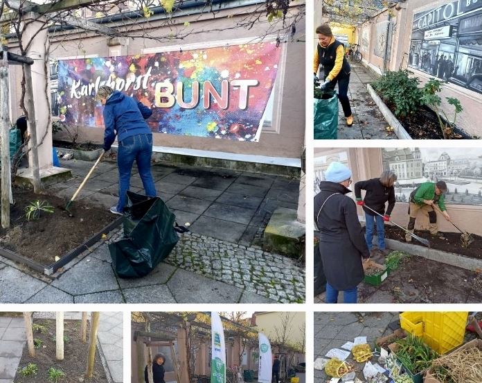 Theatergasse für Alle, Baumscheibenbepflanzung FEIN 2024