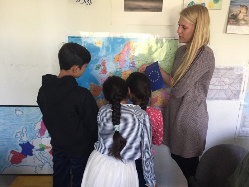 Bastelworkshop mit Kindern zur Geographie Europas