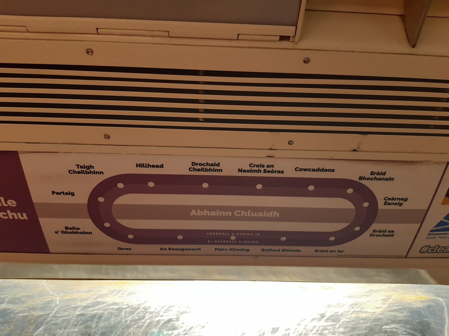 Subway Fahrplan Gälisch