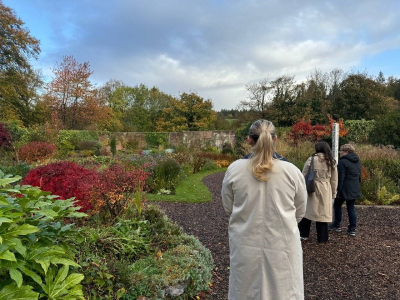 Der Kräutergarten im schönen Barshawpark