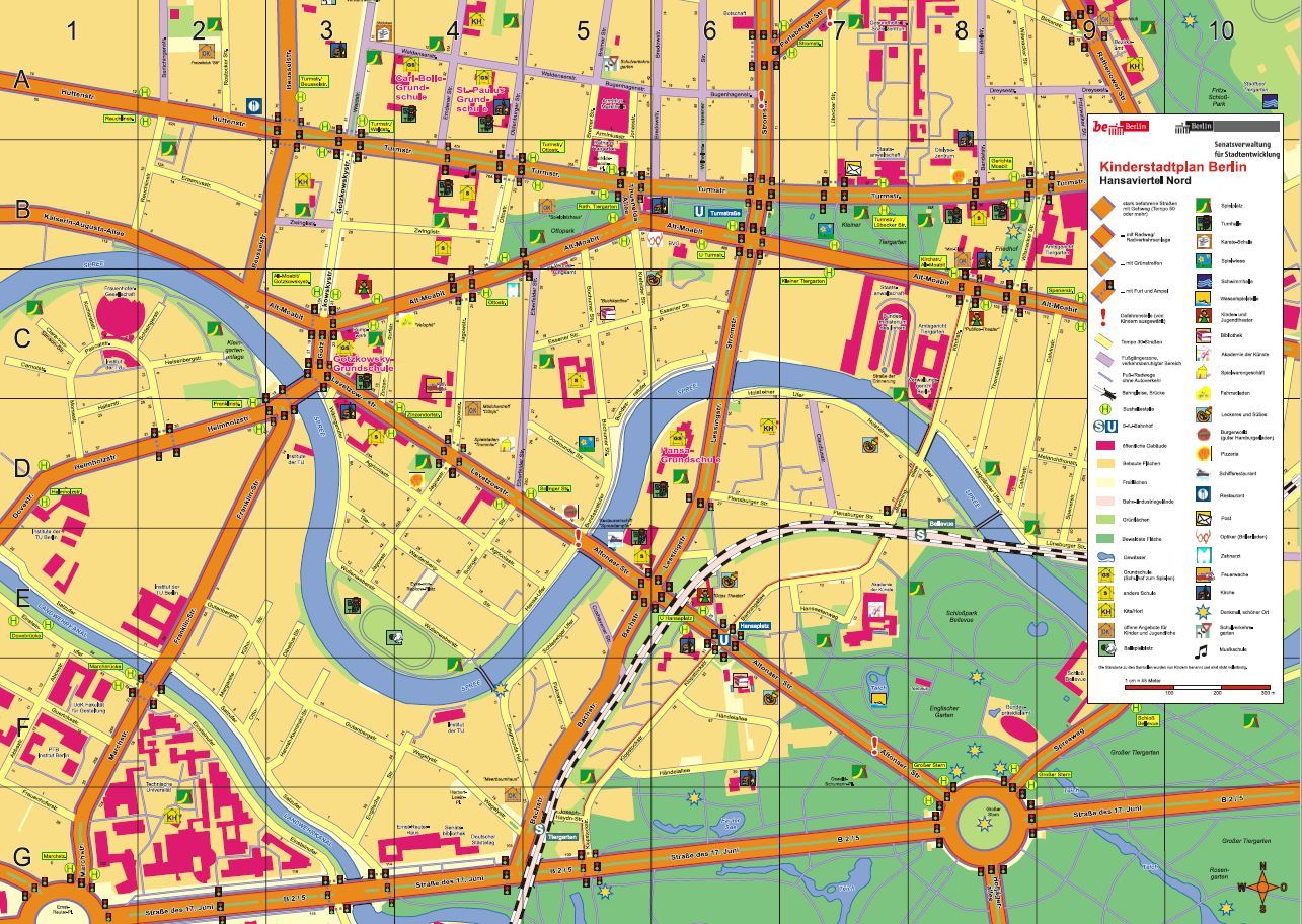 Mobilität von Kindern - Kinderstadtpläne - Berlin.de