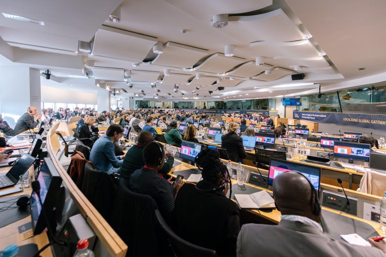 2025 Forum Cities and Regions for International Partnerships “Localising Global Gateway” – Versammlungsraum European Committee of the Regions (CoR), Jacques Delors Building (JDE)