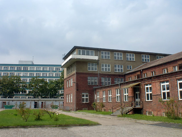 Blick auf das Haft-Krankenhaus