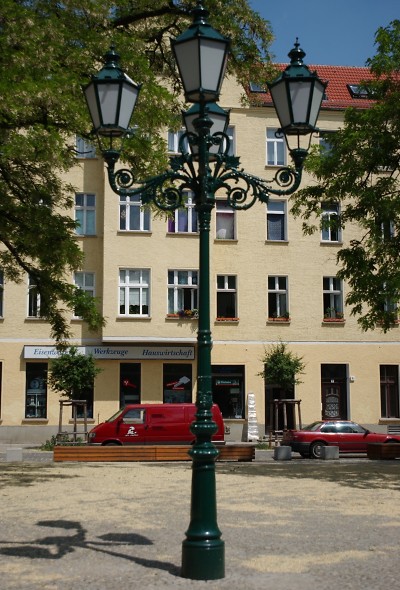 Laterne auf dem Tuchollaplatz