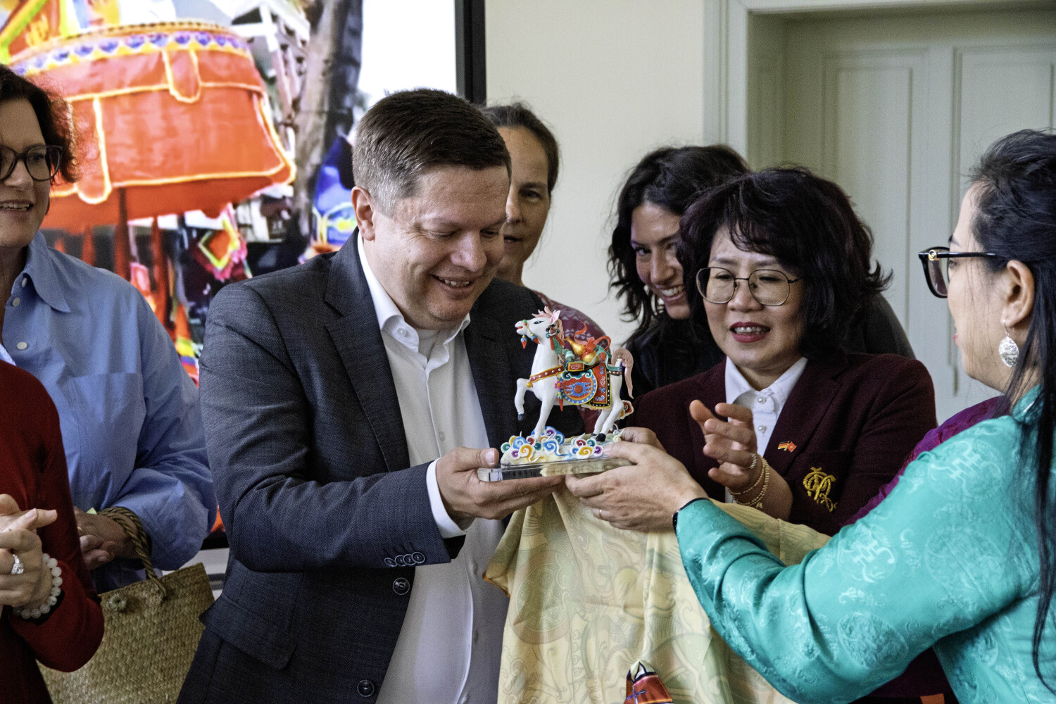 Austausch von Gastgeschenken