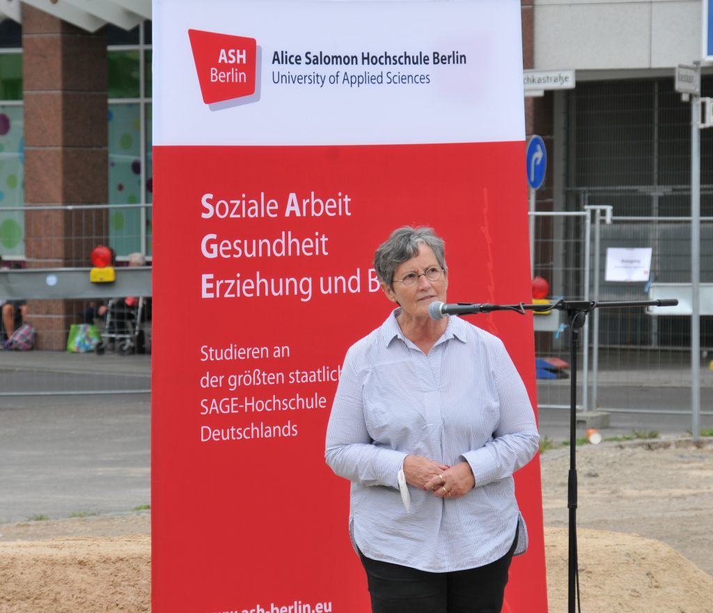1. Spatenstich für Erweiterungsbau der ASH Berlin - Ansprache Dagmar Pohle