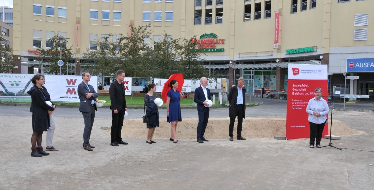 1. Spatenstich für Erweiterungsbau der ASH Berlin - Ansprache Dagmar Pohle