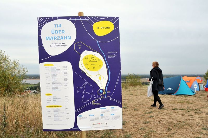 114 über Marzahn - Campingplatz mit Aussicht